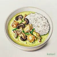【０辛】素材を生かした 辛くない グリーンカレー