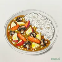 Mild Apple and Vegetable Curry