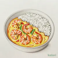 【２辛】焙煎スパイスの海老のクリーミーカレー