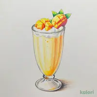 Shake Mix for Ice Cream: Mango & Orange (2 servings)