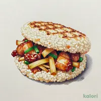 ライスバーガー ルーローハン 2個