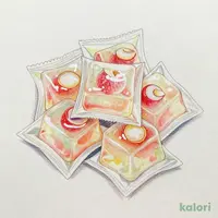 Chilled Salty Jelly, Lychee Flavor