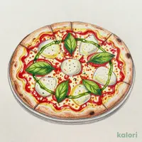 Margherita Pizza with Domestic Basil Sauce, 1 pc