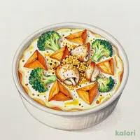 生乳仕立てのホワイトソースグラタン かぼちゃと鶏肉