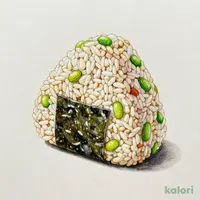 食物繊維がとれるおにぎり もち麦ごはんの枝豆と塩昆布 ５個