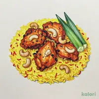 タンドリーチキン＆サフランライス