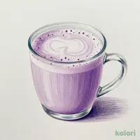 【季節限定】おうちで味わうカフェメニュー 紫いもラテ
