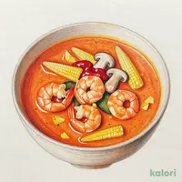 【２辛】海老のビスクとトマトのスープカレー ２５０ｇ（１人前）