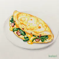 ほうれん草とベーコンのスペイン風チーズオムレツ