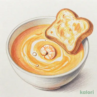 海老のビスクスープ