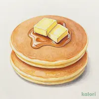 背徳の芳醇削りバターふわっとろパンケーキバターW(蜂蜜入メイプル風味シロップ添え)【蜂蜜入メイプル除く】