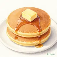 背徳の芳醇削りバタークラシックパンケーキバターW（蜂蜜入メイプル風味シロップ添え）【蜂蜜入ﾒｲﾌﾟﾙ除く】