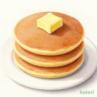 背徳の芳醇削りバタークラシックパンケーキ（蜂蜜入メイプル風味シロップ添え）【蜂蜜入ﾒｲﾌﾟﾙ除く】