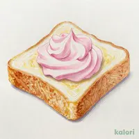 （サービス）トースト＆ラズベリーホイップ