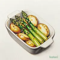 ［お持ち帰り］アスパラとポテトのオーブン焼き