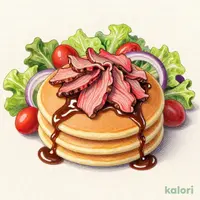 ［お持ち帰り］ローストビーフとたっぷり野菜のパンケーキプレート