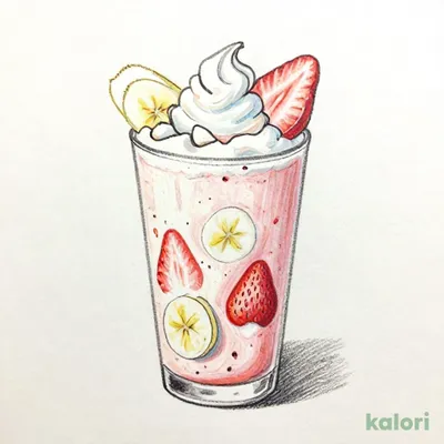 いちごバナナスムージー
