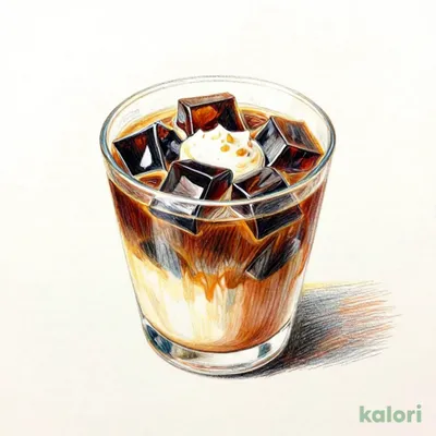 ぷるぷる珈琲ゼリーｉｎアイスカフェオレ
