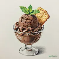アイス盛合せベルギーチョコアイス