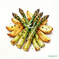アスパラとポテトのオーブン焼き