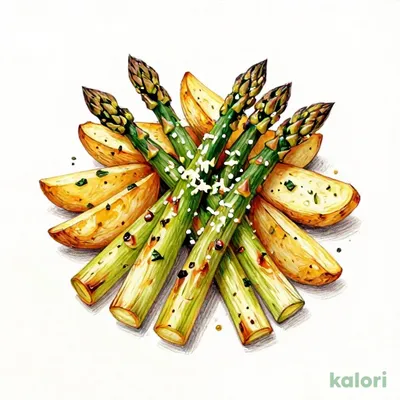 アスパラとポテトのオーブン焼き
