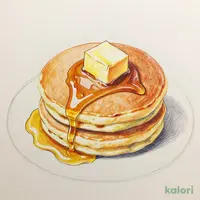 背徳の芳醇削りバタークラシックパンケーキ（蜂蜜入メイプルシロップ添え）【蜂蜜入ﾒｲﾌﾟﾙ除く】