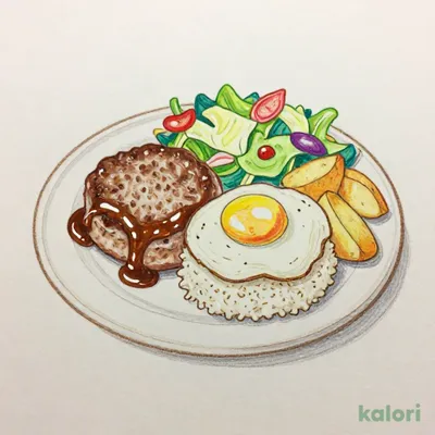 Ｋｉｄｓロコモコプレート