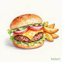 ［お持ち帰り］Beef100%むさしの森チーズバーガー