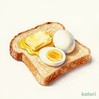 Takeout Buttered Toast and Boiled Egg Set
