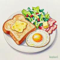 ②目玉焼きモーニング