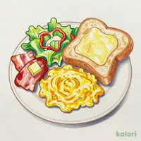 ③スクランブルエッグモーニング