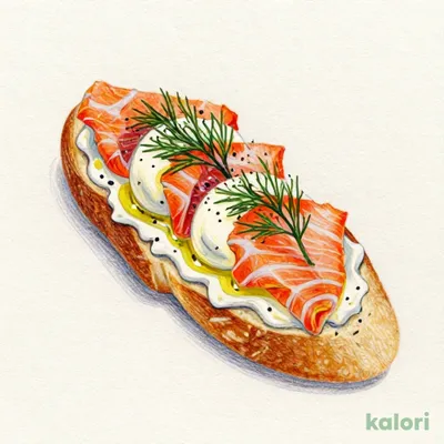 スモークサーモンとモッツァレラチーズのカナッペ