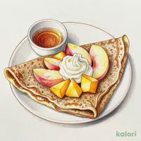 Fresh Peach and Mango Tropical Galette