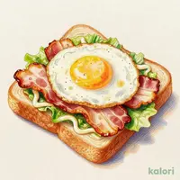 ベーコンエッグサンド