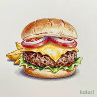 Beef100%むさしの森チーズバーガー【選択ﾄﾞﾘﾝｸ・ﾃﾞｻﾞｰﾄ除く】