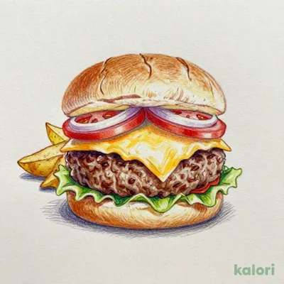 Beef100%むさしの森チーズバーガー【選択ﾄﾞﾘﾝｸ・ﾃﾞｻﾞｰﾄ除く】