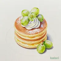 シャインマスカットのちいさな冷やしパンケーキ【蜂蜜入ﾒｲﾌﾟﾙ除く】