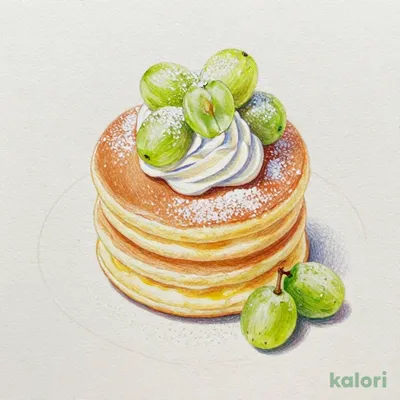 シャインマスカットのちいさな冷やしパンケーキ【蜂蜜入ﾒｲﾌﾟﾙ除く】