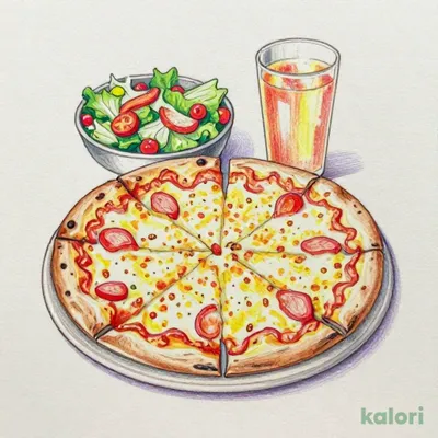 チーズの虜シカゴピザチーズ1.5倍＆サラダ・ドリンクセット