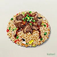 Beef Galbi Garlic Pilaf