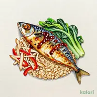 Grilled Mackerel with Soy Sauce Glaze Set