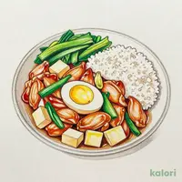 Chicken Sukiyaki with Poached Egg Set