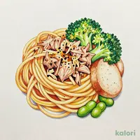 柚子胡椒かおるツナと竹輪のパスタセット