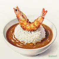 【オリジナルソース】エビフライカレー