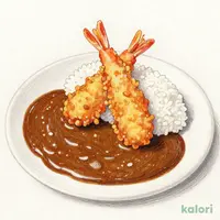 【マイカレーソース】エビフライカレー