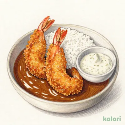 【マイカレーソース】タルタルエビフライカレー
