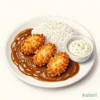 【マイカレーソース】タルタルカキフライカレー