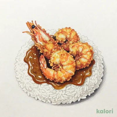 【マイカレーソース】海鮮フライ盛り合わせカレー