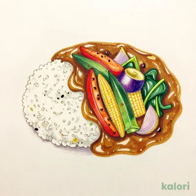 【オリジナルソース】彩り野菜カレー