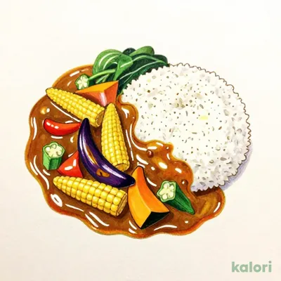 【マイカレーソース】彩り野菜カレー